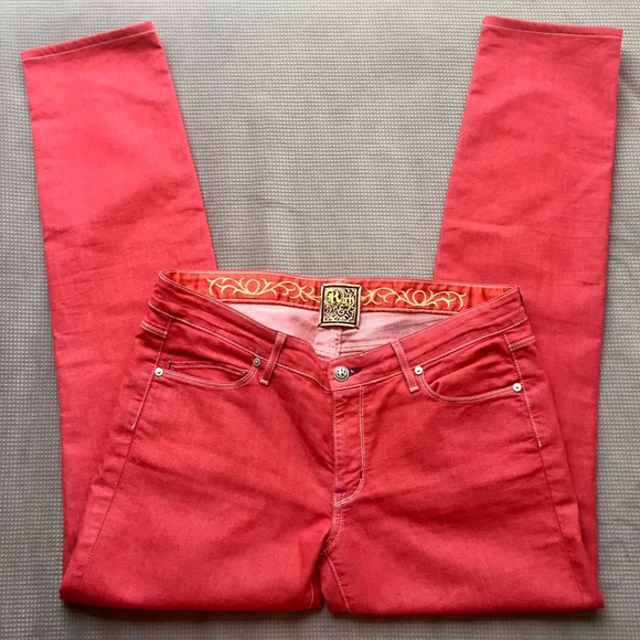 Rich & Skinny Denim - Rich & Skinny Red Jeans
